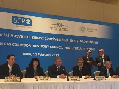 Minister Petkova took part in the first meeting of the Consultative Council for the project of the Southern Gas Corridor in Baku