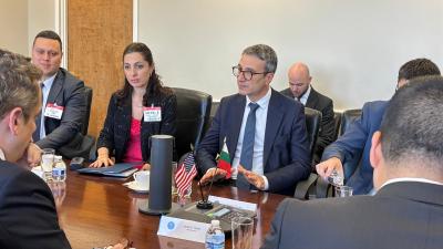 Министър Трайков обсъди енергийните приоритети на България на официална среща със заместник-секретаря по енергетика на САЩ Джеймс Данли