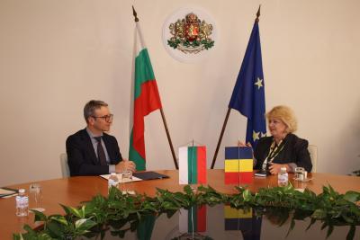 Газ, ток и мостове над Дунав: министър Трайков и посланикът на Румъния у нас обсъдиха стратегически връзки в региона