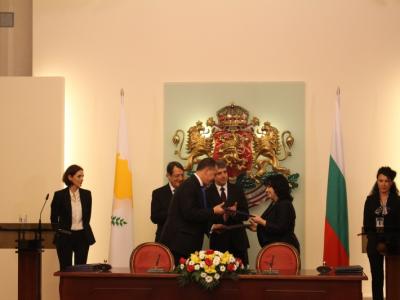 България и Кипър подписаха меморандум за сътрудничество в областта на енергетиката