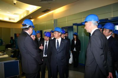 Заместник-министърът на енергетиката Николай Николов на обиколка на централата