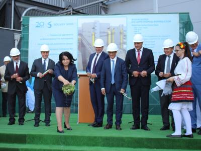 Министър Петкова при откриването на нова инсталация в 