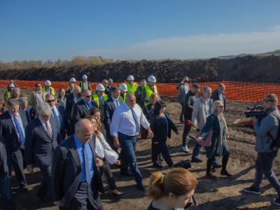 проверка на напредъка на строителните дейности по изграждането на междусистемната газова връзка Гърция – България